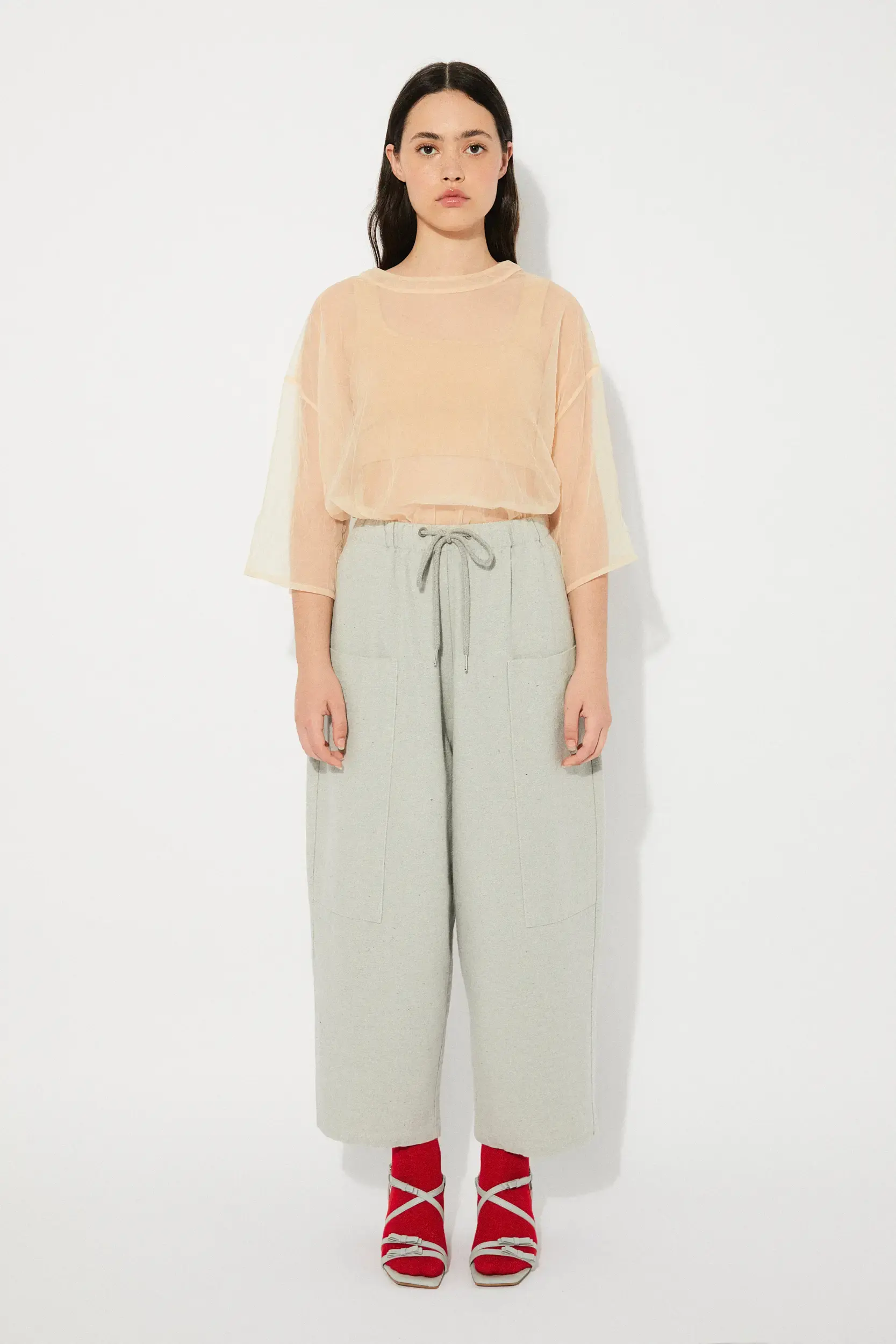 Evergreen pants gris Rita Row
