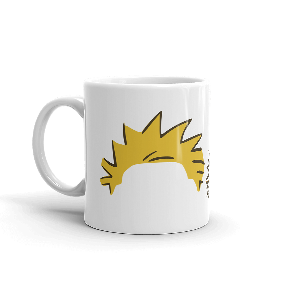 Thumbnail: Calvin and Hobbes Faces Contour Mug