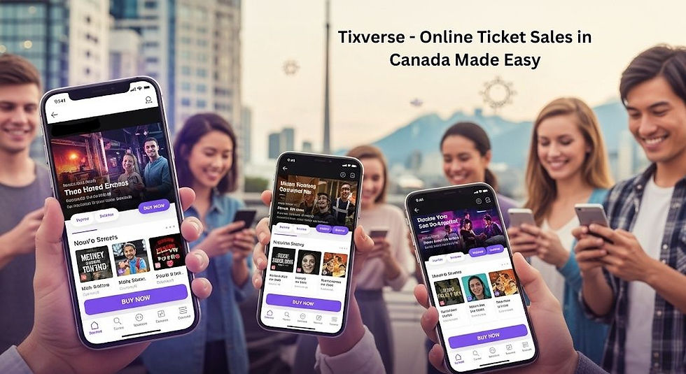 online ticket sales Canada