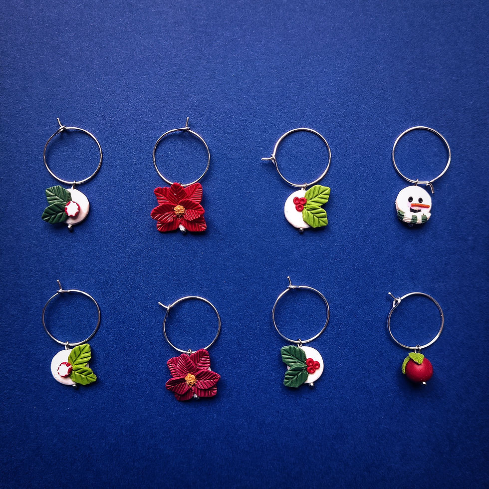 Thumbnail: Wine Glass Identifiers - Classic set