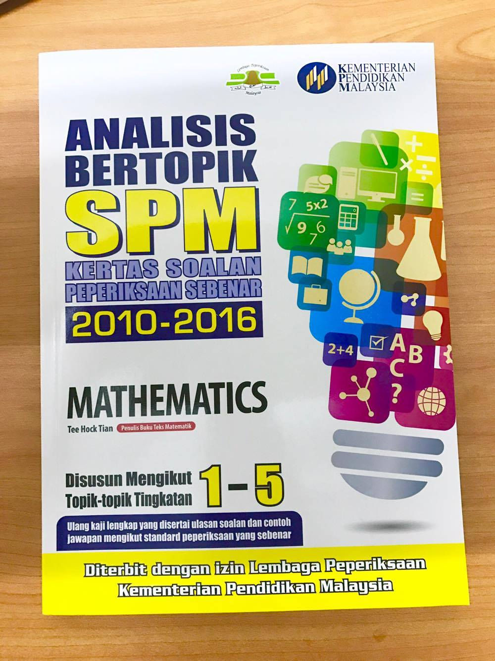 Analisis Bertopik SPM (2010 - 2016) - Mathematics
