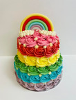 Tveggja hæða rósettu regnboga kaka.jpg