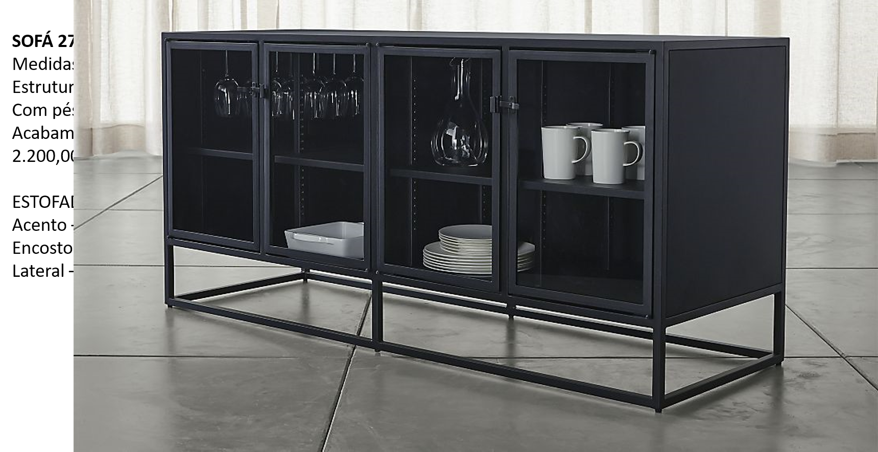 BUFFET 2685 - Armazém Industrial