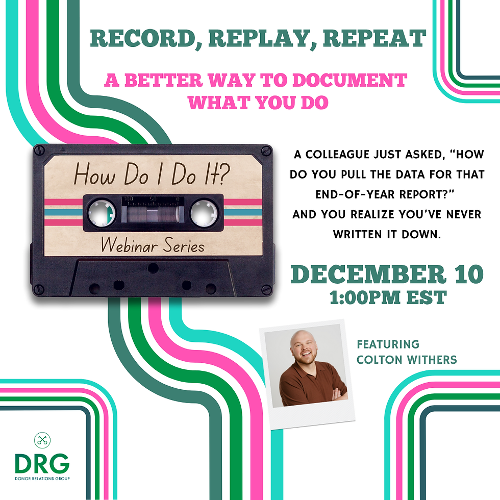 Record, Replay, Repeat – A Better Way to Document What You Do