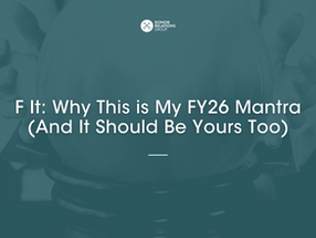 F It: Why This is My FY26 Mantra (And It Should Be Yours Too)