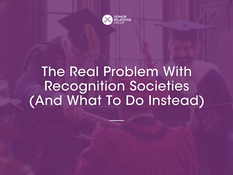 The Real Problem With Recognition Societies (And What To Do Instead)