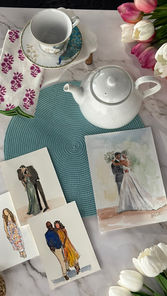 The High Tea Live Wedding Guest Portraits Package