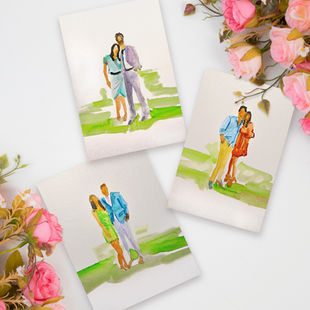 Wedding Guest Portraits by Katie Collins