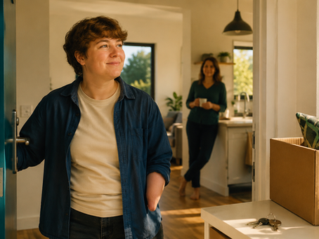 Participant entering a home while exploring Individualised Living Options under the NDIS with support from Best Life Support Services WA.