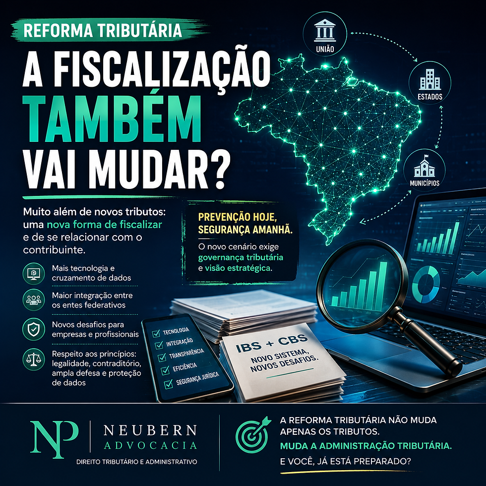 Fiscalização e Reforma Tributária