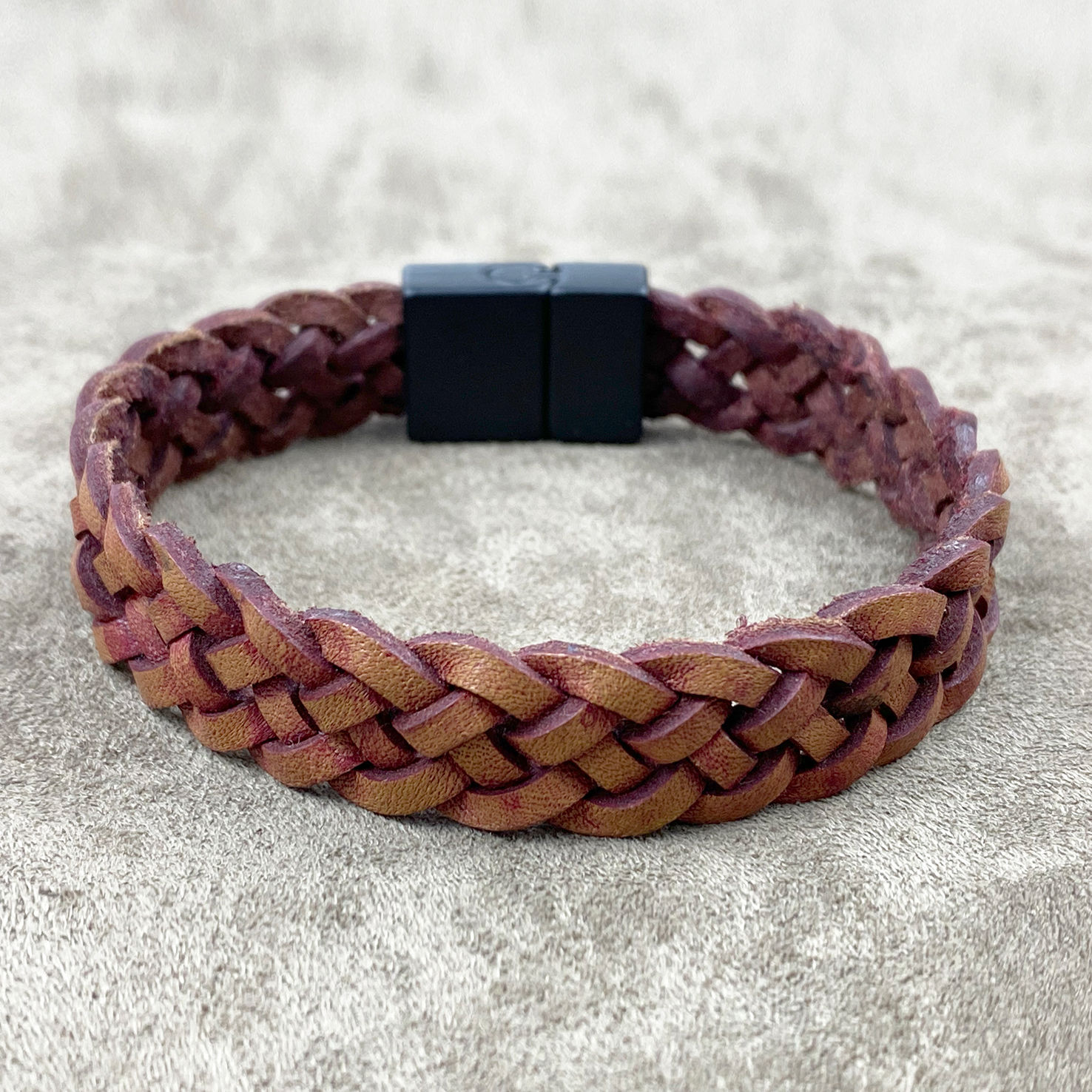 Braided Genuine Leather Bracelet