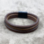 Küçük resim: Triple Strand Leather Bracelet