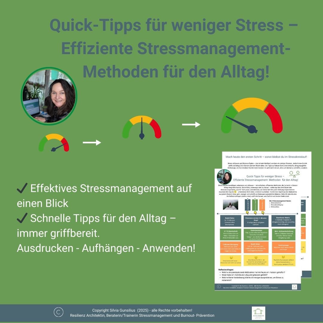 Stressmanagement Quick Tipps