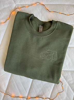 Pull brodé