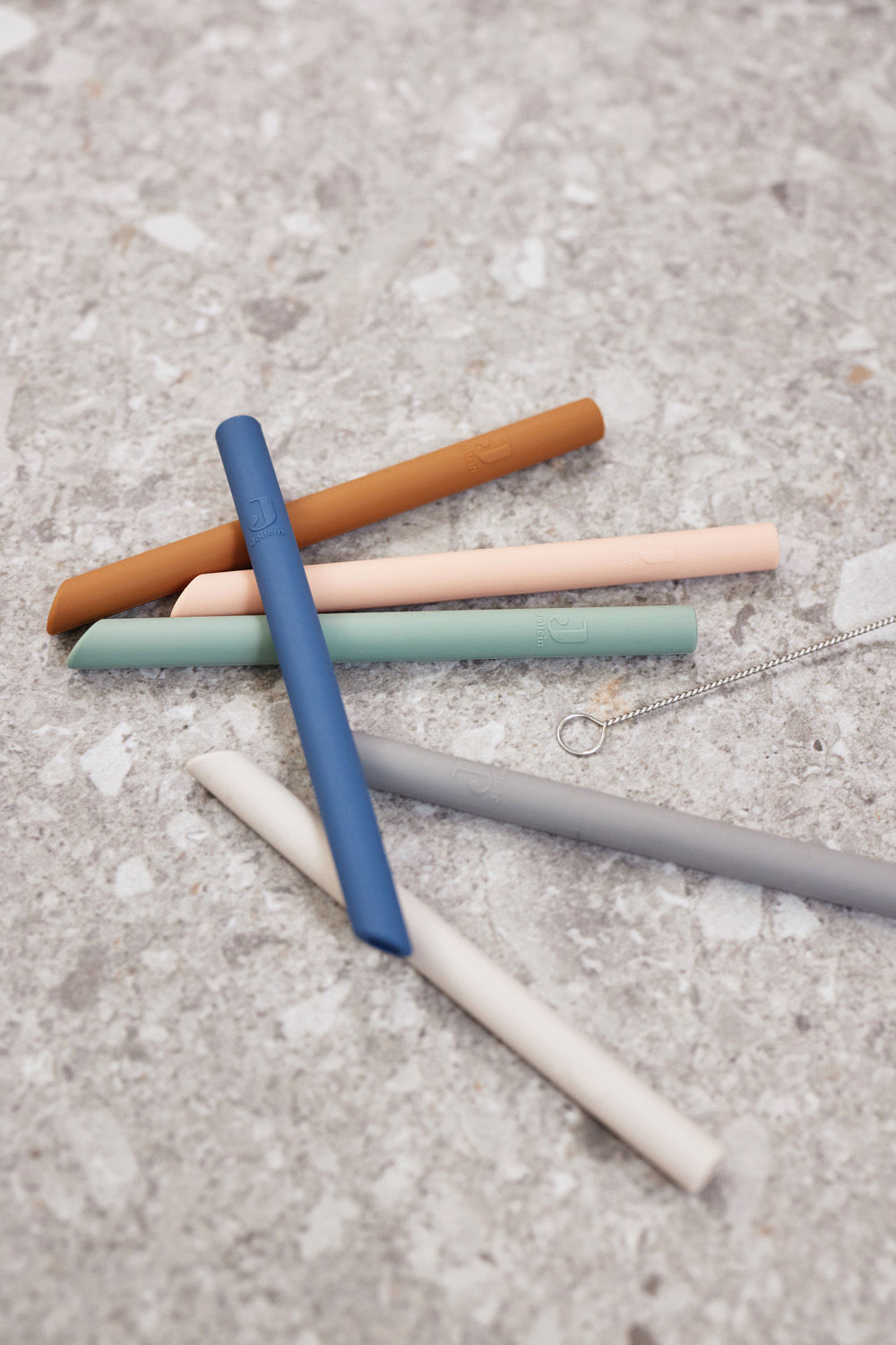 PAILLES SILICONE MULTICOLORE - 6 UNITÉS