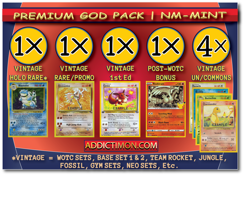 Pokmon Booster Pack 1999 WOTC 1st Edition - Vintage Sealed & NM-Mint Condition Pokmon TCG 1st Edition Individual Cards Pokmon Booster Pack 1999 WOTC 1st Edition - Vintage Sealed & NM-Mint Condition Pokmon TCG 1st Edition Individual Cards
