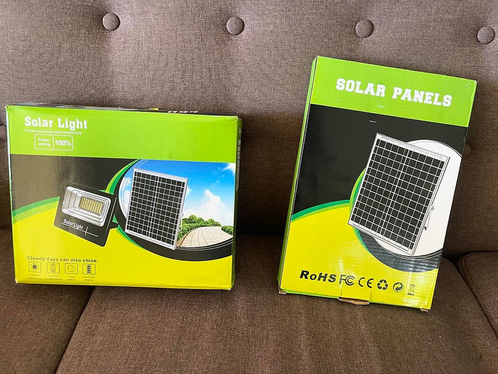 Basic Sun Panel Light Solar light and panel | Suncool Sxm