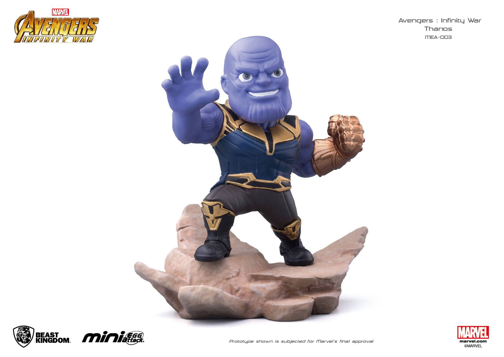 Marvel - Avengers Infinity War Mini Egg Attack Thanos 9 cm