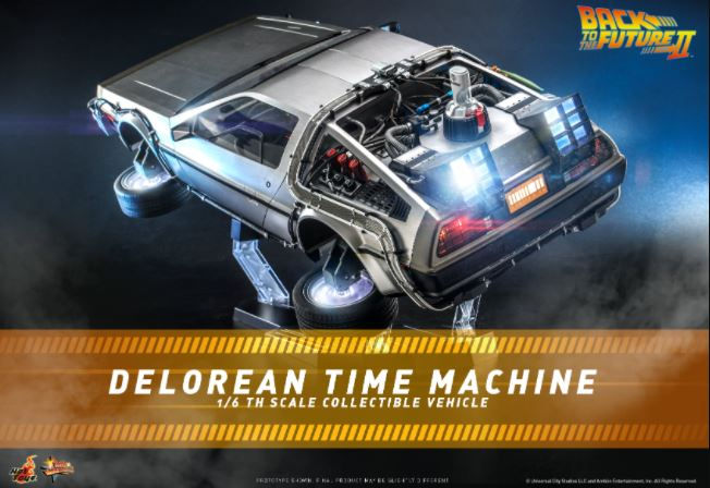 Thumbnail: Back to the Future Vehicle 1/6 DeLorean Time Machine 72 cm 