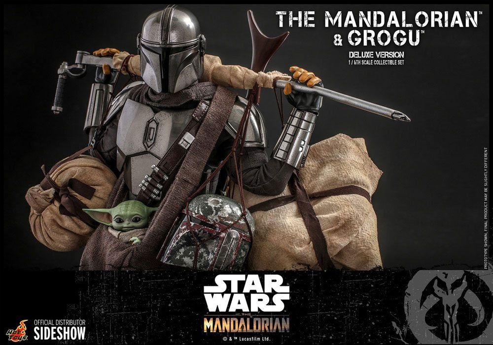 Star Wars The Mandalorian AF  2-Pack 1/6 The Mandalorian & Grogu Deluxe 30cm
