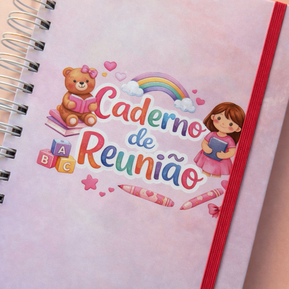 Caderno de Reunião Infantil