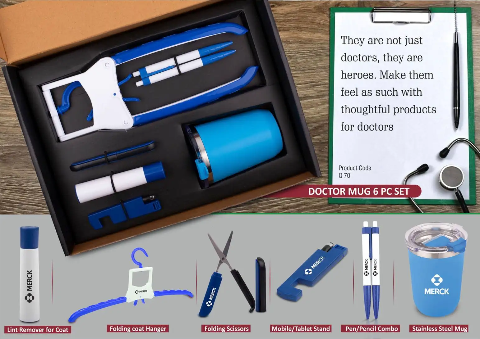 Doctor Mug Set : 6 Pc Set