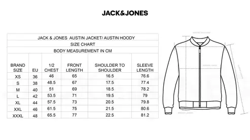 Thumbnail: Jack&Jones Austin Hoodie Jacket - Black