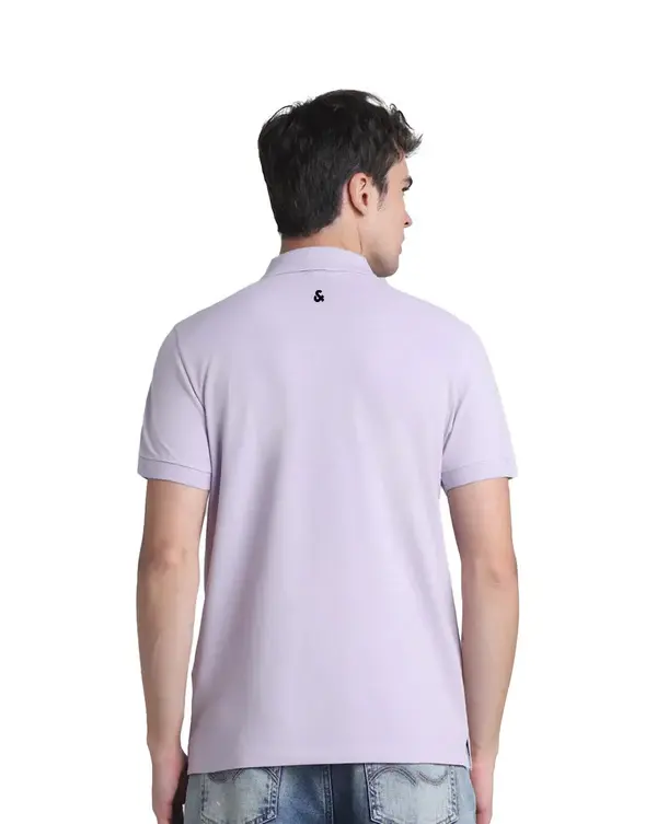Thumbnail: Jack&Jones Solid/Plain Polo - Lavender Fog Purple