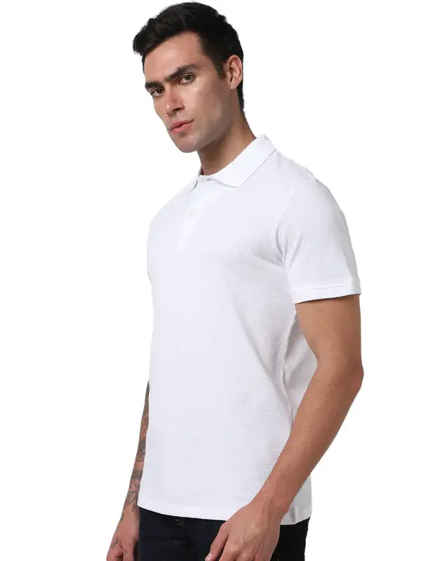 Thumbnail: Selected Homme - SLHCRATER - Structure SS Polo - White