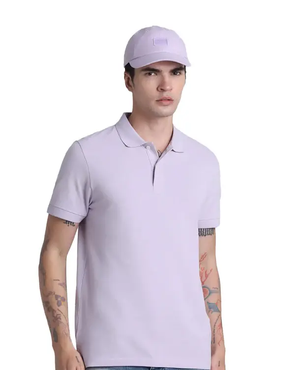 Thumbnail: Jack&Jones Solid/Plain Polo - Lavender Fog Purple