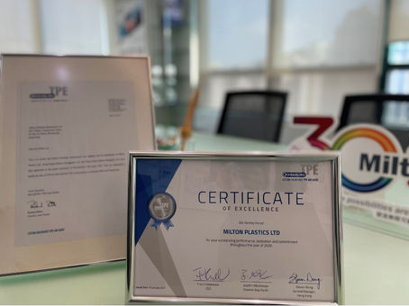 Certificate of Excellence from KRAIBURG TPE