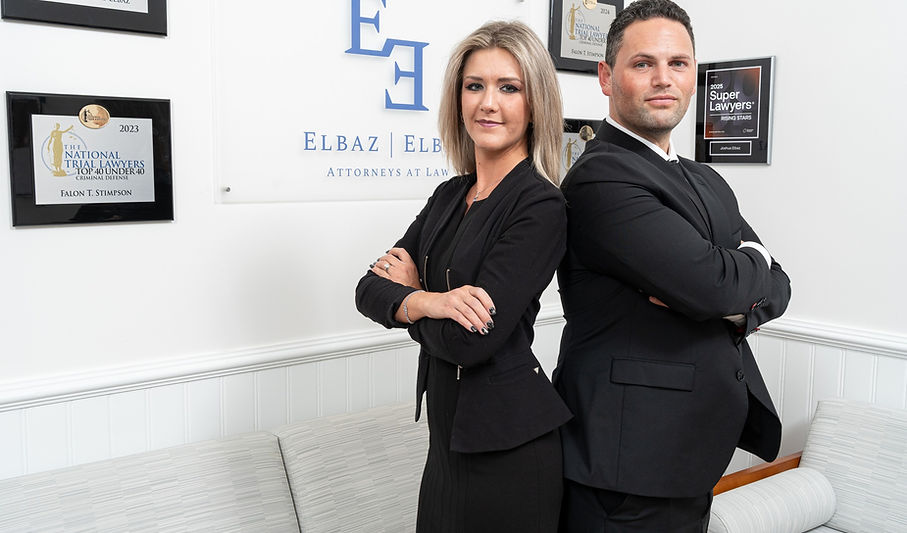 Joshua and Falon Elbaz, husband-and-wife criminal defense team serving metro Atlanta