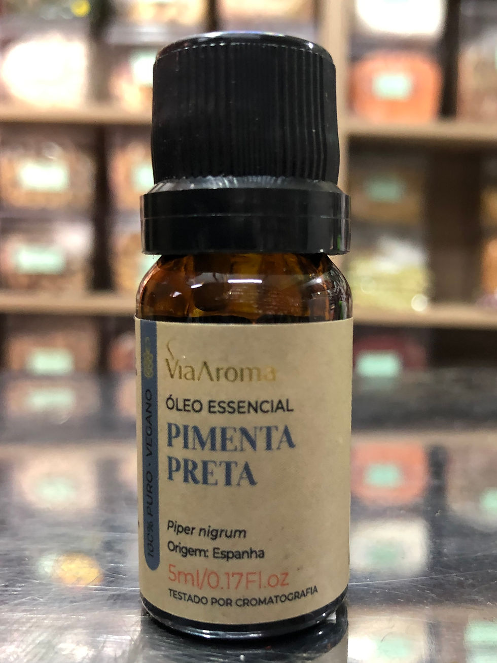 Óleo essencial Pimenta Preta 5ml ViaAroma