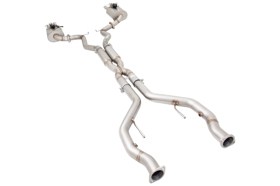 Thumbnail: XFORCE HSV Maloo 304 Stainless Steel Twin 3inch Varex Valved Cat Back Exhaust