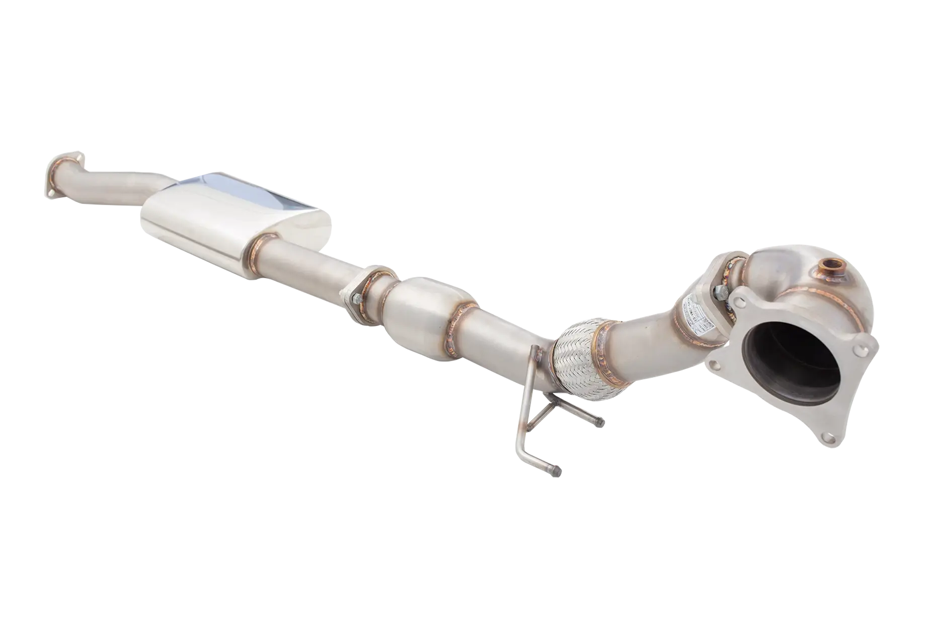 XFORCE VW Golf R MK6 Downpipe With Hi Flow Catalytic Converter