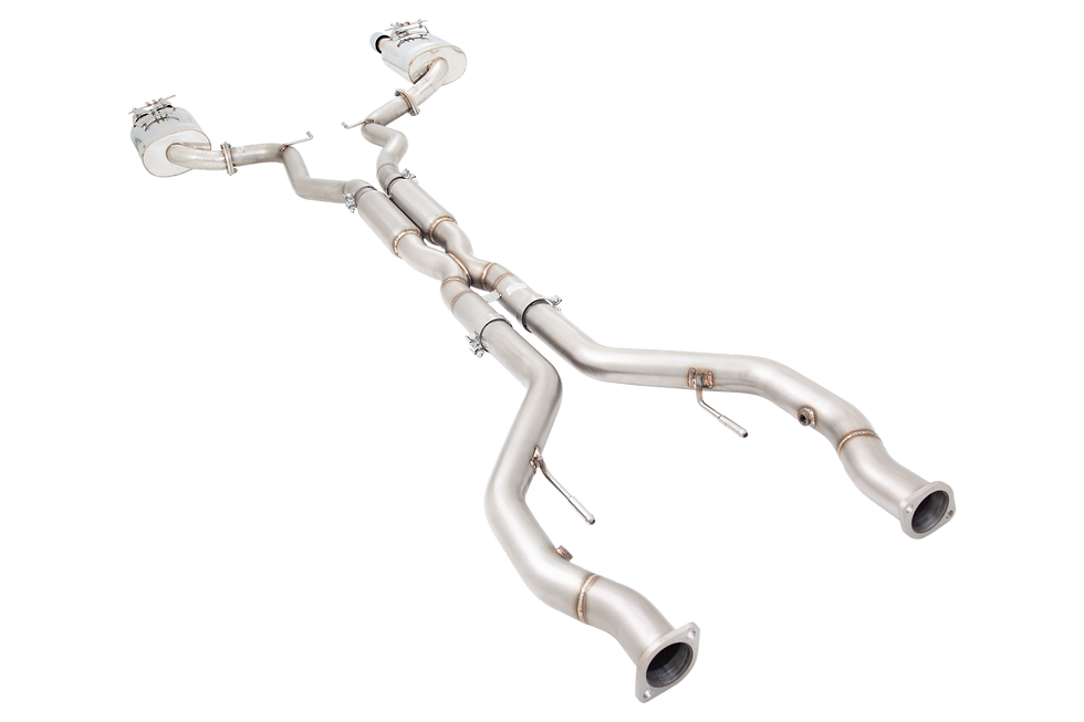 Thumbnail: XFORCE HSV VF Sedan & Wagon 304 Stainless Steel Twin 3" Cat Back System