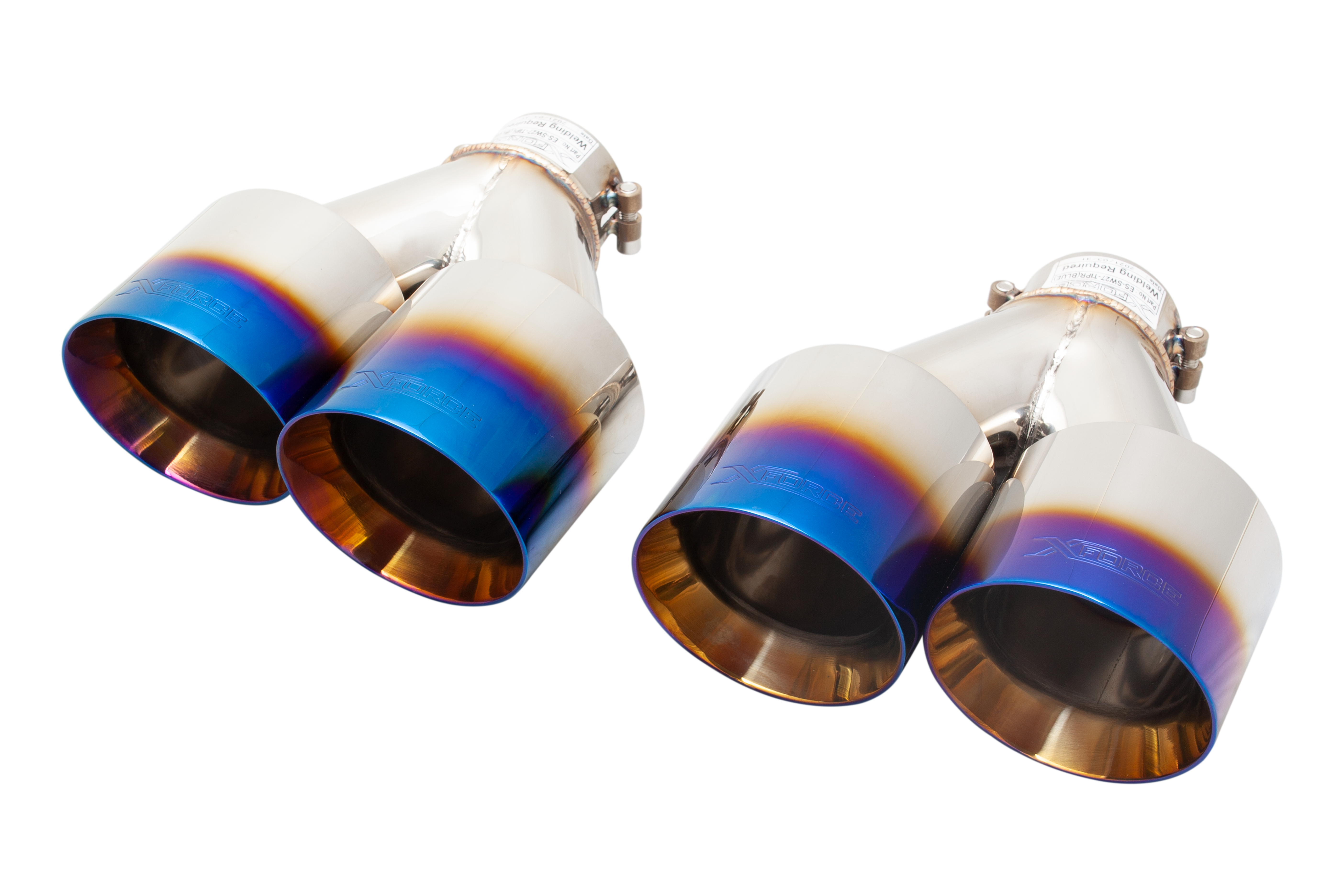 XFORCE Subaru WRX/STI Sedan 2011 to 2023 Blue Tips