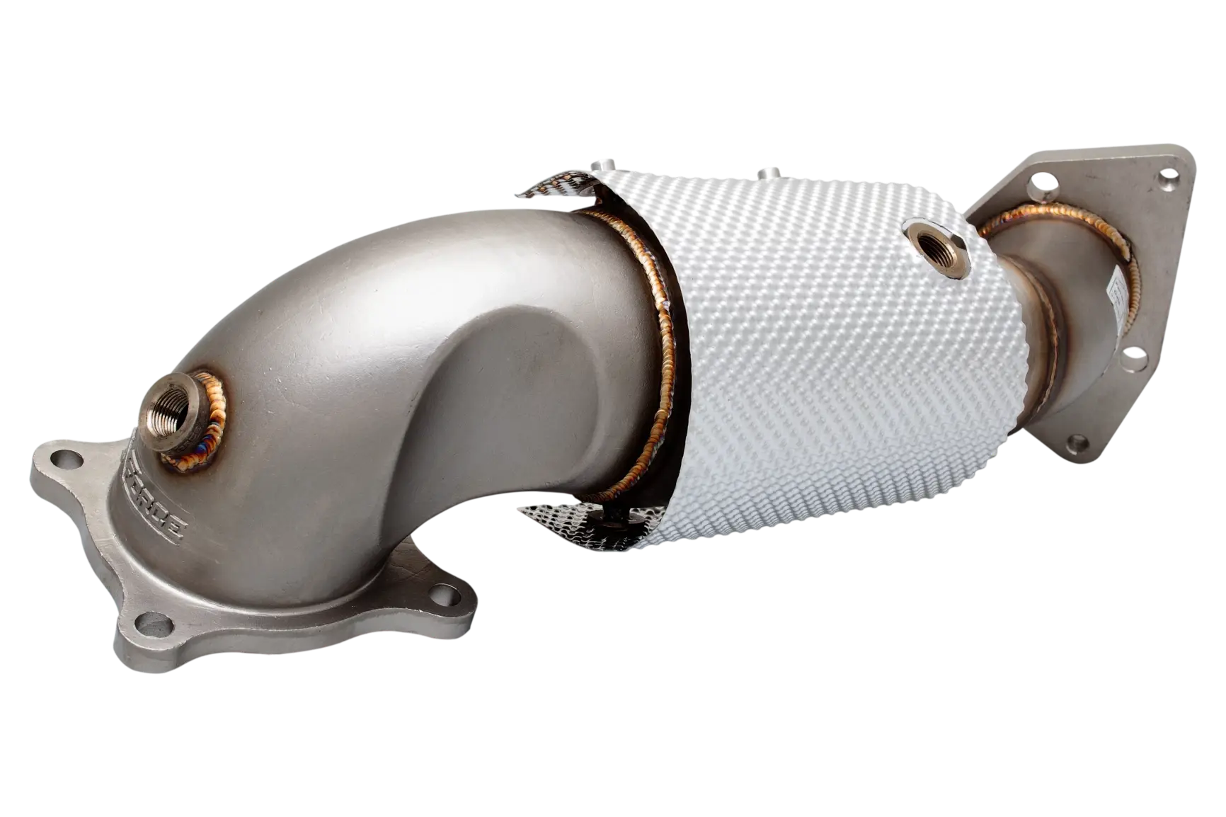 XFORCE Honda Civic FK8 Type R Downpipe with High Flow Cat Kit