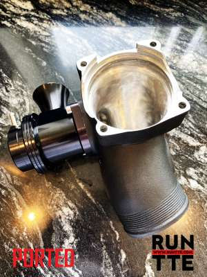 Thumbnail: THE TURBO ENGINEERS AUDI Forge High-Flow UPGRADED Throttle Elbow & Valve