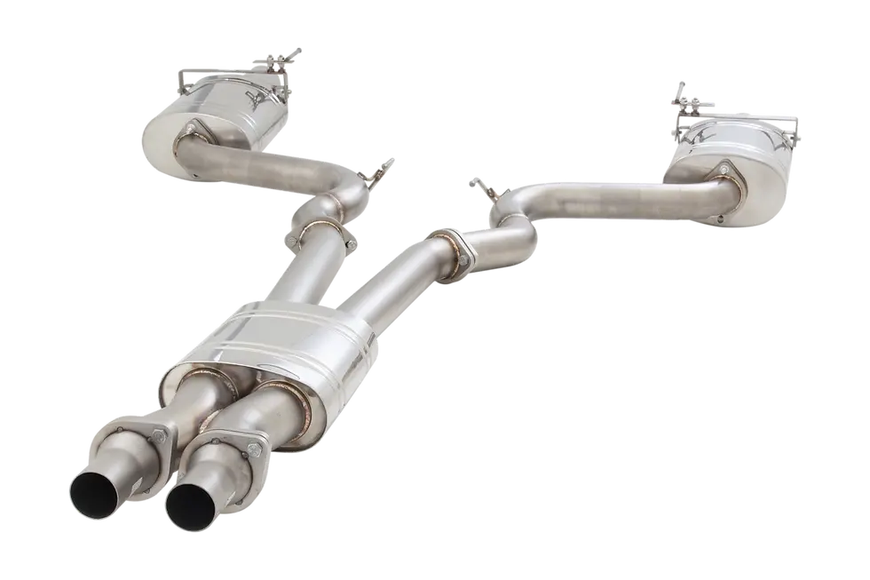 Thumbnail: XFORCE Ford S550 Mustang GT V8 Performance Cat Back System with Oval Rears