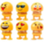 Thumbnail: Emoji smile face spring doll (1pc)