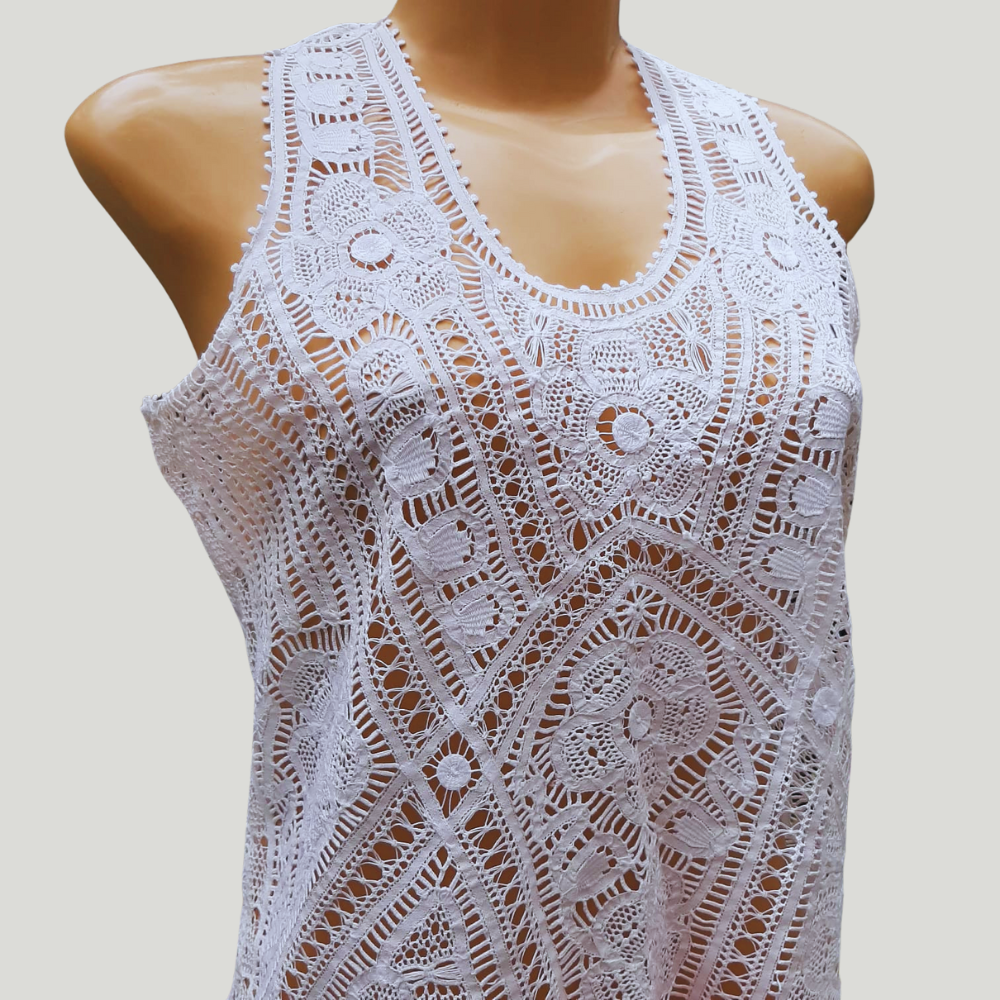 Camiseta de Renda Renascença