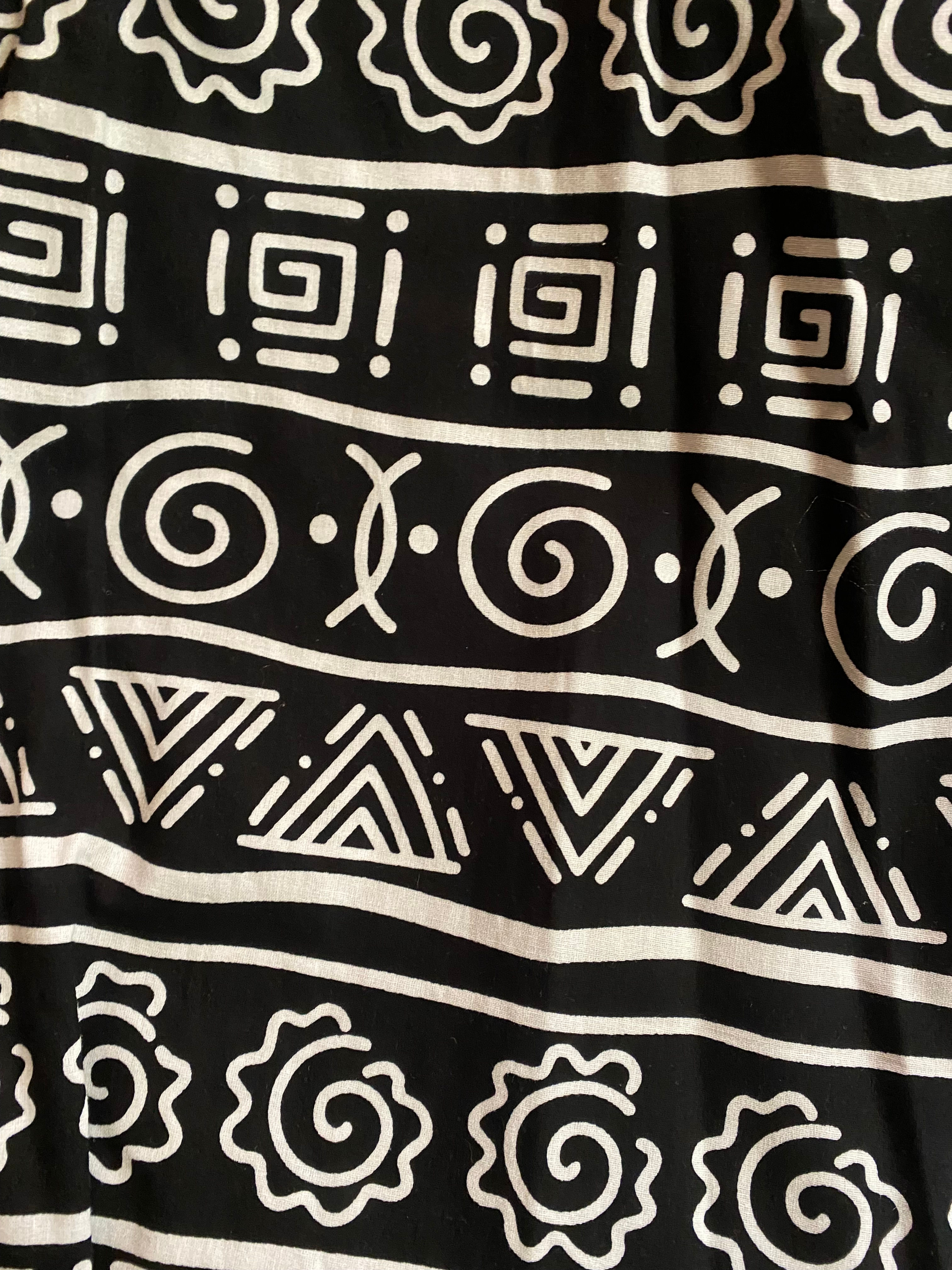 Long ankara kimono