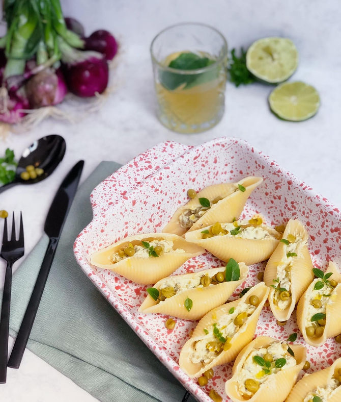 Conchiglioni petits pois - ricotta