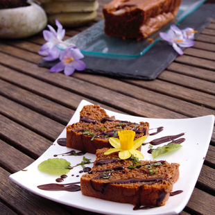 Cake chocolat-poire