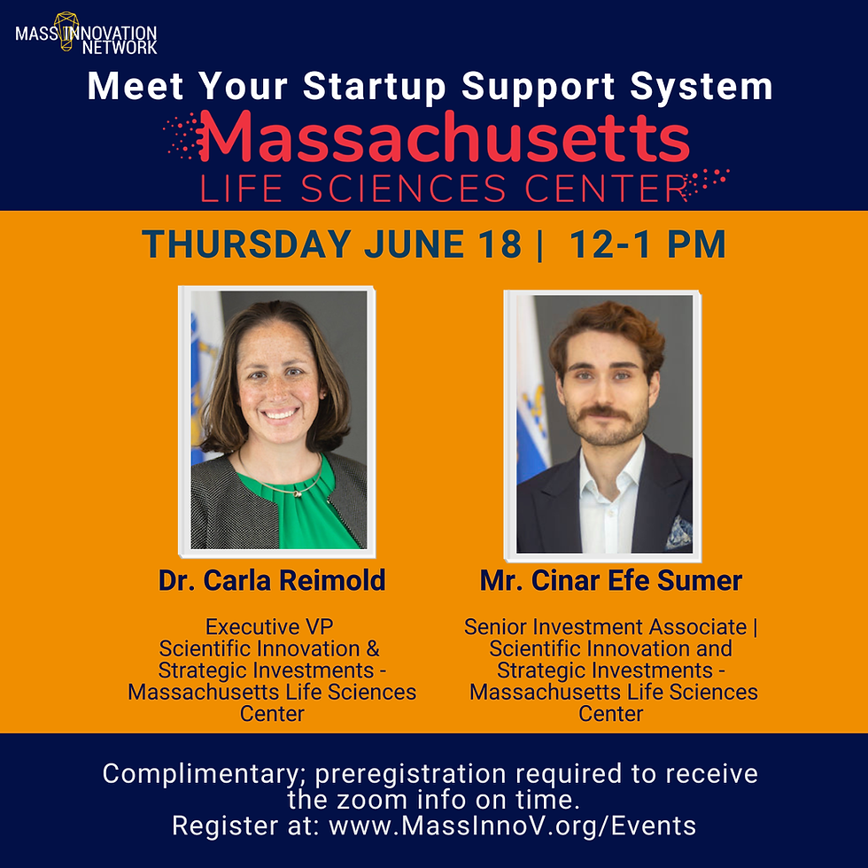 Meet your Startup Support System: MassLife Sciences Center