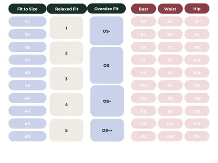 SHOKESH INDIA Size Guide