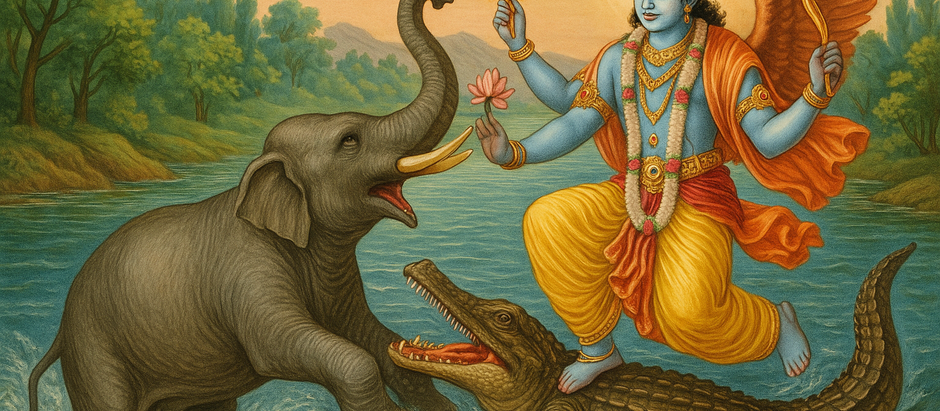 Gajendra Moksha Katha – The Story of Devotion and Divine Grace