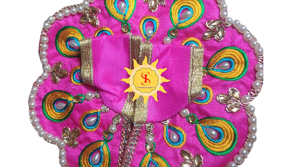 Designer Embroidered Gopal Poshak – A Divine Ensemble of Devotion 