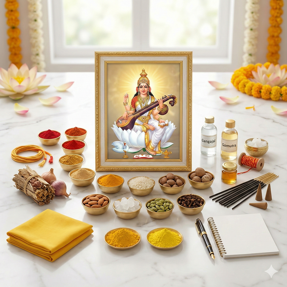 Thumbnail:  Saraswati Pujan Kit – Complete Worship Essentials for Vasant Panchami 